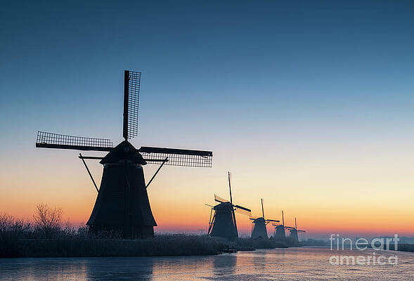 Windmills at Dawn by David Lichtneker Windmills at Dawn by David Lichtneker