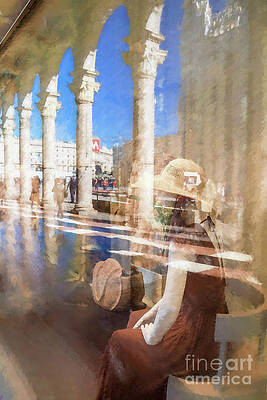 Window Reflections, Milan, Italy by Philip Preston Window Reflections, Milan, Italy by Philip Preston