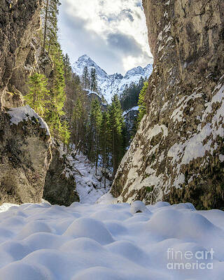 Winter and spring valley and mountains by Patrik Lovrin Winter and spring valley and mountains by Patrik Lovrin