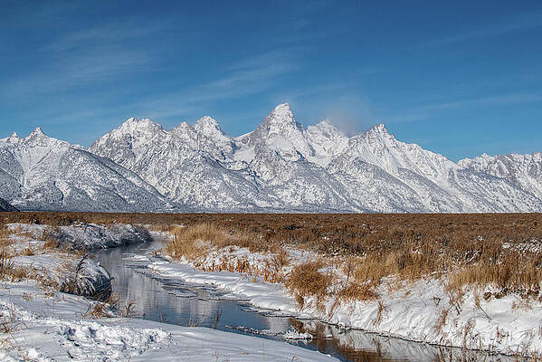 Wall Art - Photograph - Winter Day in the Tetons by Douglas Wielfaert