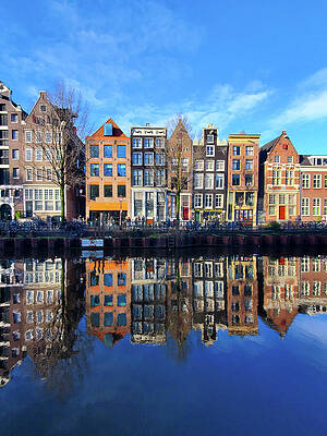 Wall Art - Photograph - Winter in Amsterdam by Andrea Whitaker