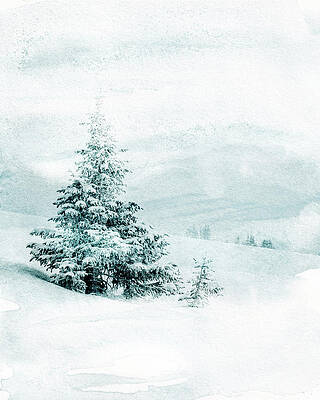 Wall Art - Mixed Media - Winter Solitude 2 by Colleen Taylor