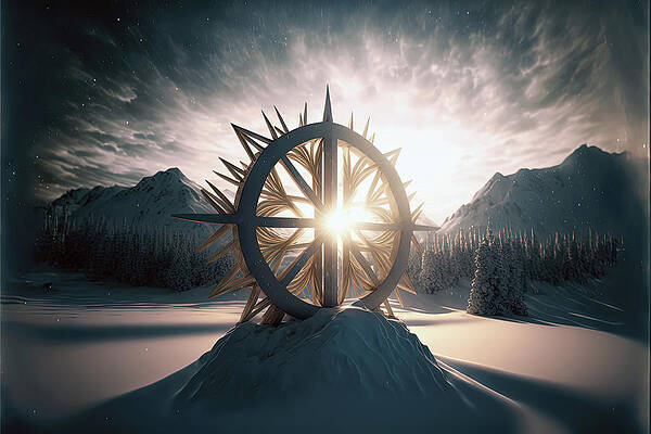 Wall Art - Digital Art - Winter Solstice by Ron Weathers
