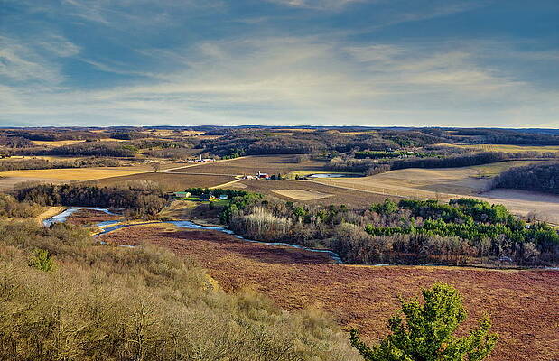 Wisconsin Landscape Panorama by Anthony Dezenzio Wisconsin Landscape Panorama by Anthony Dezenzio