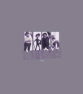  Digital Art - Womens Disney Pixar Onward Group Shot Theres Magic In The World by Darcik Remo