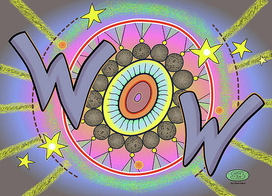 Wow in the Sky by Susan Bird Artwork Wow in the Sky by Susan Bird Artwork