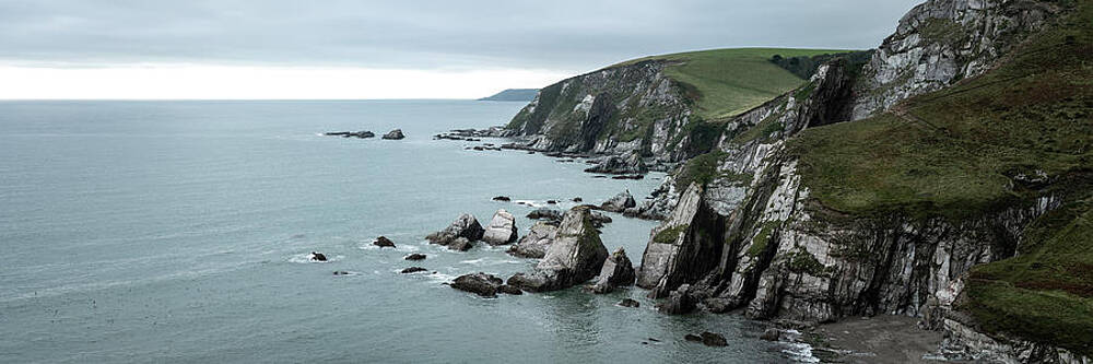Wall Art - Photograph - Wyscombe Beach South Hams Devon Coast by Sonny Ryse
