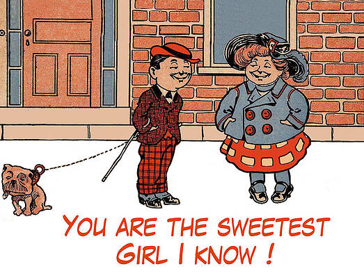 Wall Art - Digital Art - You are the sweetest girl I know by Long Shot
