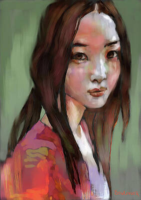 Young Asian Girl by SCOTT BOWLINGER Young Asian Girl by SCOTT BOWLINGER