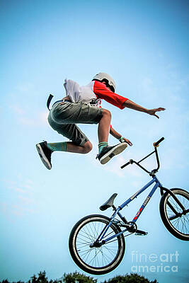 Young Boy Is Jumping With Bmx by Dimitar Hristov Young Boy Is Jumping With Bmx by Dimitar Hristov