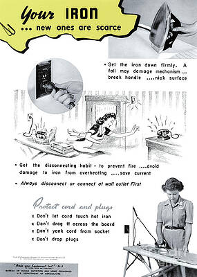 Wall Art - Drawing - Your IRON...New Ones Are Scarce...Make Your Equipment Last by Granger