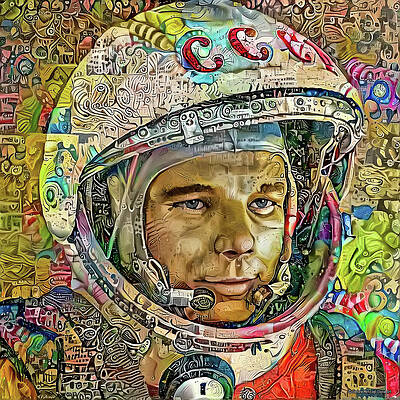 Yuri Gagarin 1a by Stefano Menicagli Yuri Gagarin 1a by Stefano Menicagli
