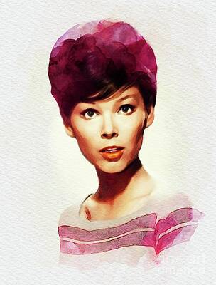 Yvonne Craig, Vintage Actress #4 Painting by Esoterica Art Agency - Fine  Art America