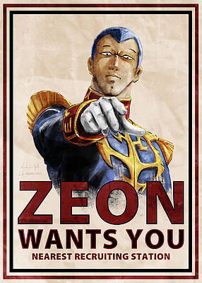 Zeon Wants You Gihren by Andrea Gatti Zeon Wants You Gihren by Andrea Gatti