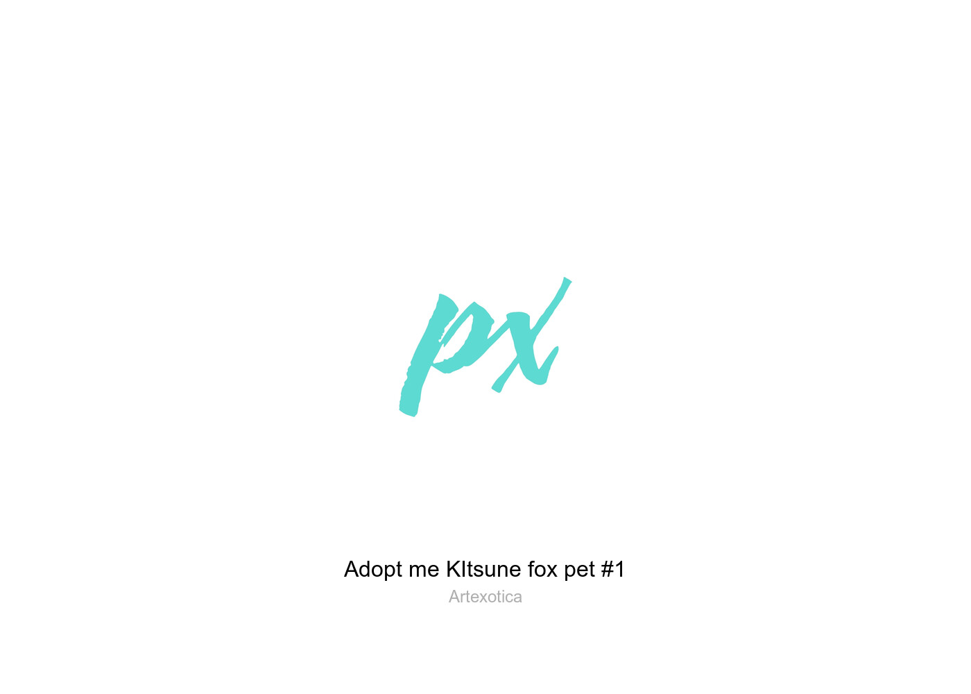 Adopt me KItsune fox pet #1 Digital Art by Artexotica - Fine Art America