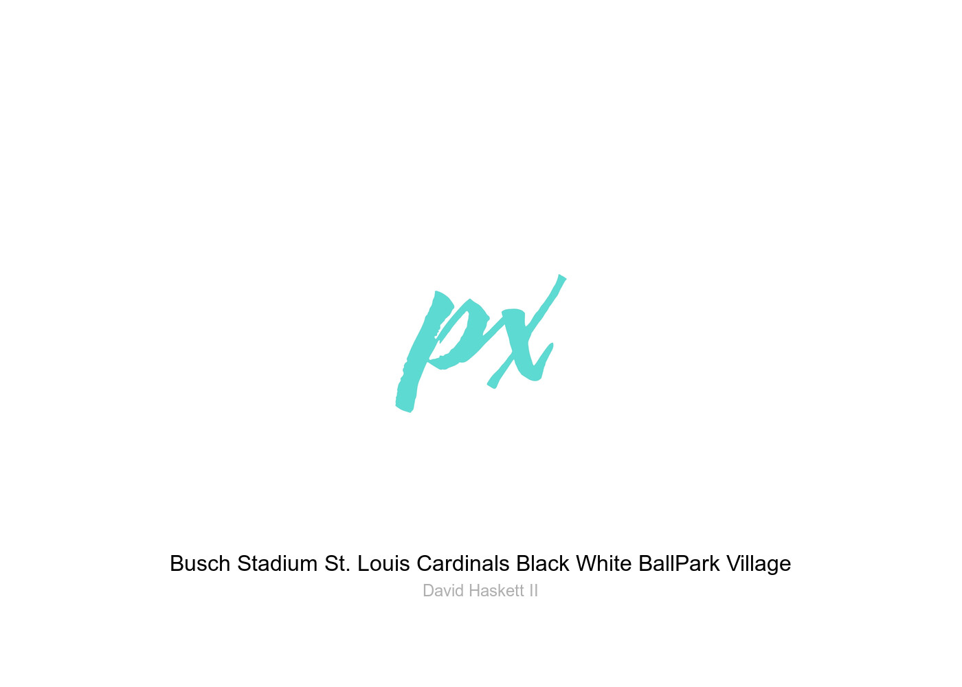 Busch Stadium St. Louis Cardinals Black White BallPark Village Canvas Print  / Canvas Art by David Haskett II - Fine Art America