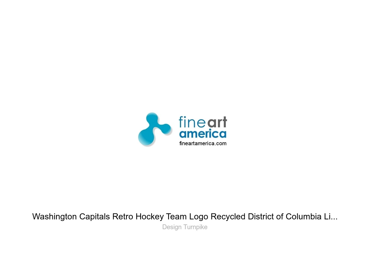 Washington Capitals Retro Hockey Team Logo Recycled District of Columbia  License Plate Art Round Beach Towel