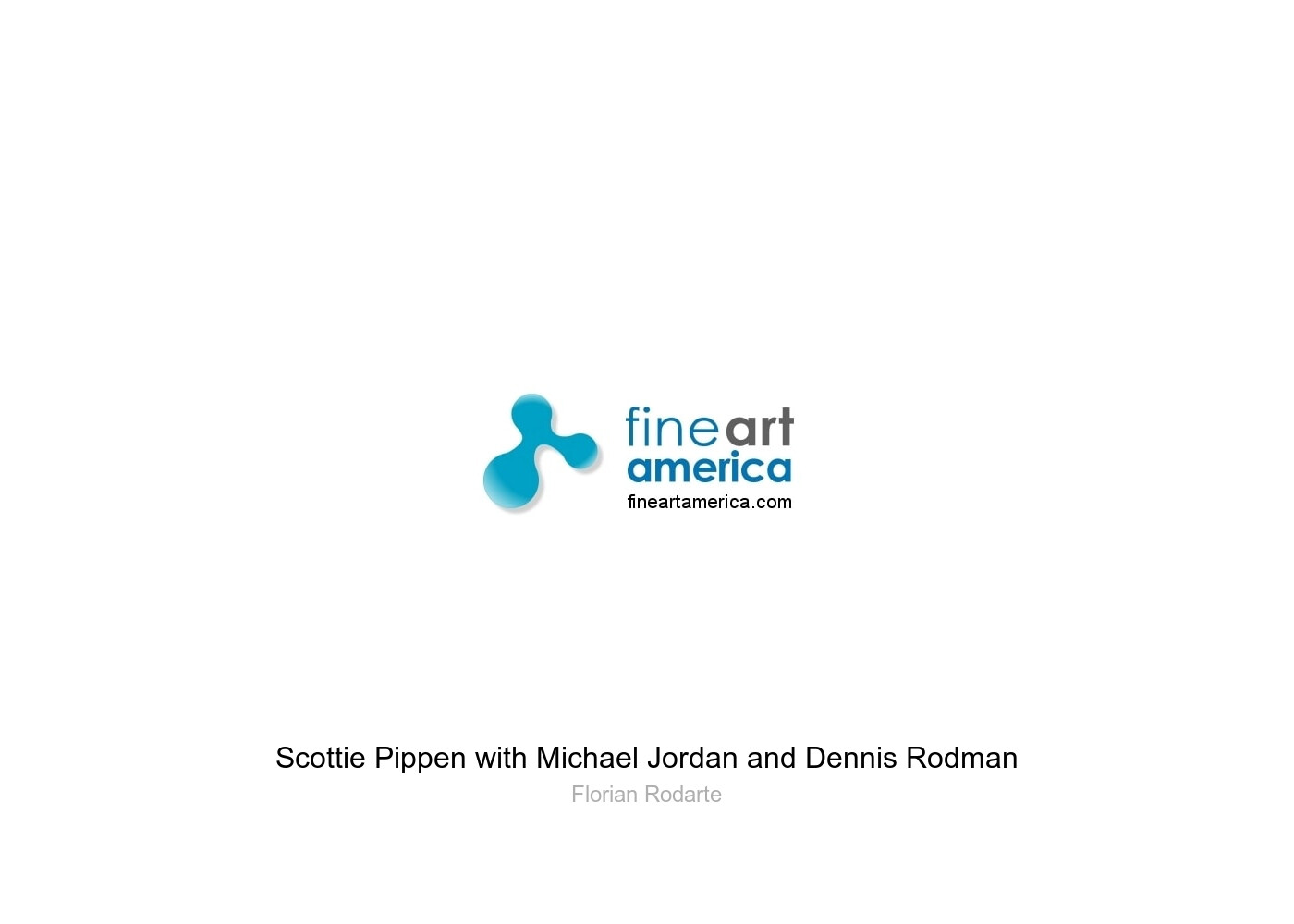 Scottie Pippen with Michael Jordan and Dennis Rodman Tapestry by Florian  Rodarte - Pixels Merch