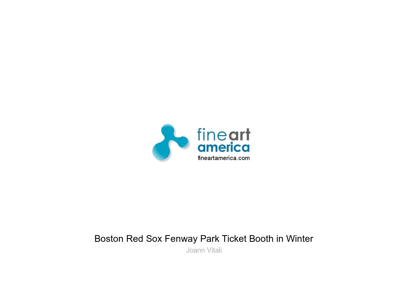 Boston Red Sox Fenway Park Ticket Booth in Winter Greeting Card by
