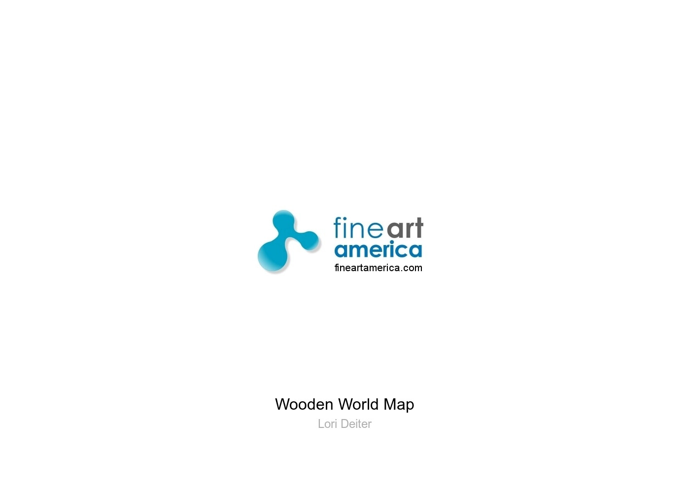 Wooden World Map Wood Print