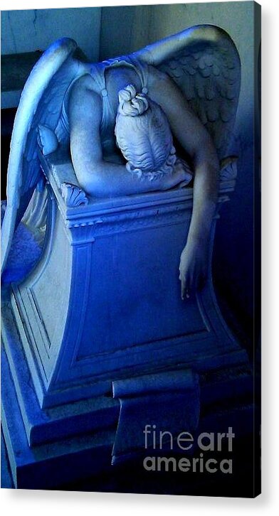 Nola Acrylic Print featuring the photograph Angelic Sorrow by Michael Hoard