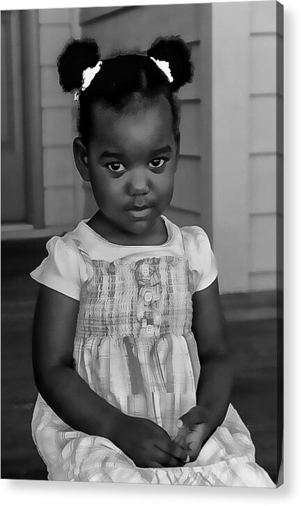 Abigail Acrylic Print featuring the photograph Abigail by Donald Brown