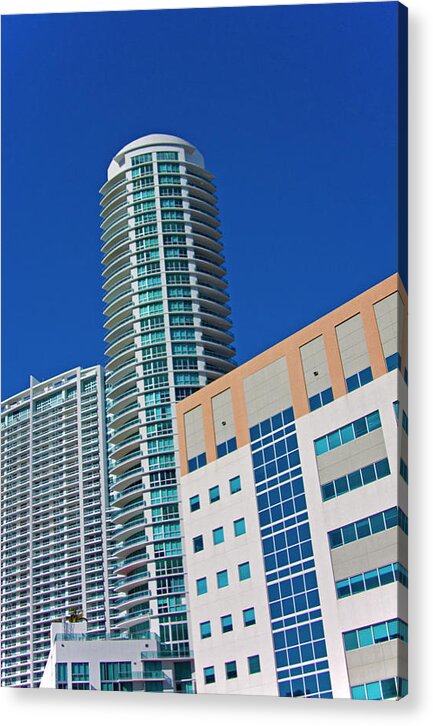  Acrylic Print featuring the photograph Buildings by Dart Humeston