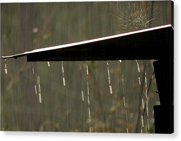 Rain Acrylic Print featuring the photograph Waterworks by Charlotte Schafer