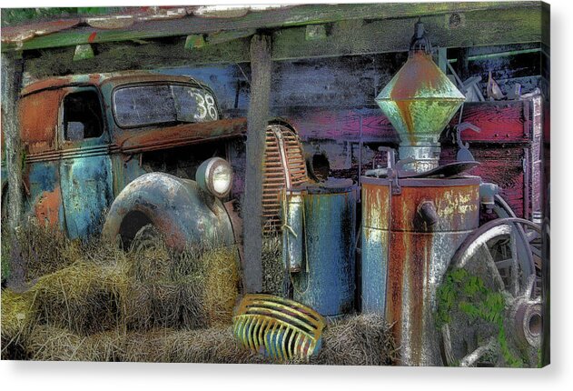 Trucks Acrylic Print featuring the photograph 38 by William Griffin
