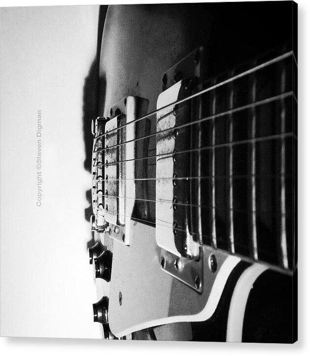 Guitars Acrylic Print featuring the photograph The Guitar by Steven Digman