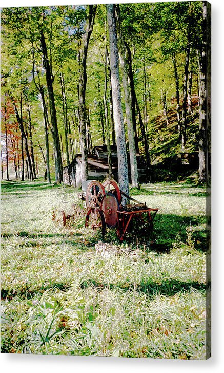 Old Acrylic Print featuring the photograph Old Equipment by Cathy Harper