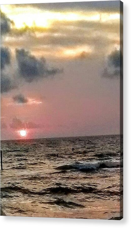 Clearwater Acrylic Print featuring the photograph Sundown by Suzanne Berthier