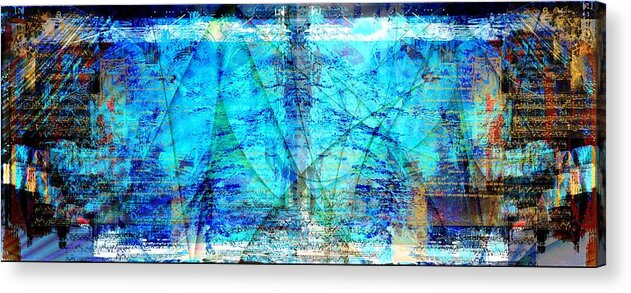 Abstract Acrylic Print featuring the digital art Symphonic Orchestra by Art Di