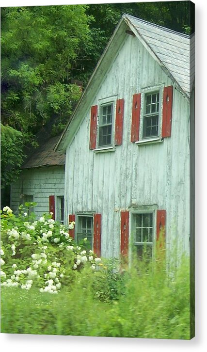 House Acrylic Print featuring the photograph Visiting Grandma by Jackie Mueller-Jones