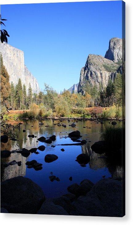 El Capitan Acrylic Print featuring the photograph Yosemite Valley by David Nicholls