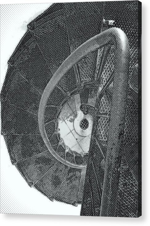 Stairs Acrylic Print featuring the photograph Helix II by Michaelalonzo Kominsky