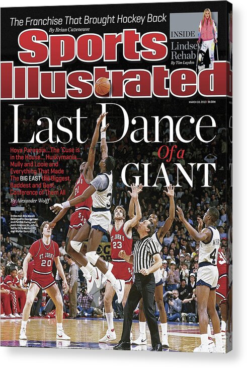 Magazine Cover Acrylic Print featuring the photograph 03-18-2013 Last Dance Big East Sports Illustrated Cover by Sports Illustrated