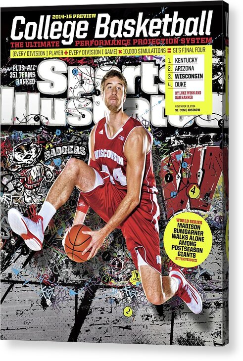 Magazine Cover Acrylic Print featuring the photograph 2014-15 College Basketball Preview Issue Sports Illustrated Cover by Sports Illustrated