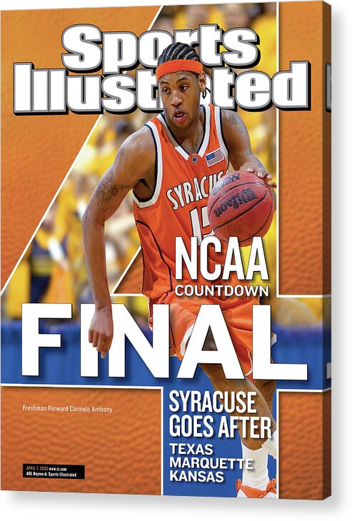 Magazine Cover Acrylic Print featuring the photograph 2003 Ncaa Final Four Countdown Sports Illustrated Cover by Sports Illustrated