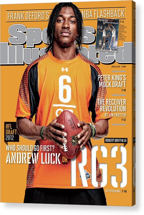 Magazine Cover Acrylic Print featuring the photograph 2012 Nfl Draft Preview Issue Sports Illustrated Cover by Sports Illustrated