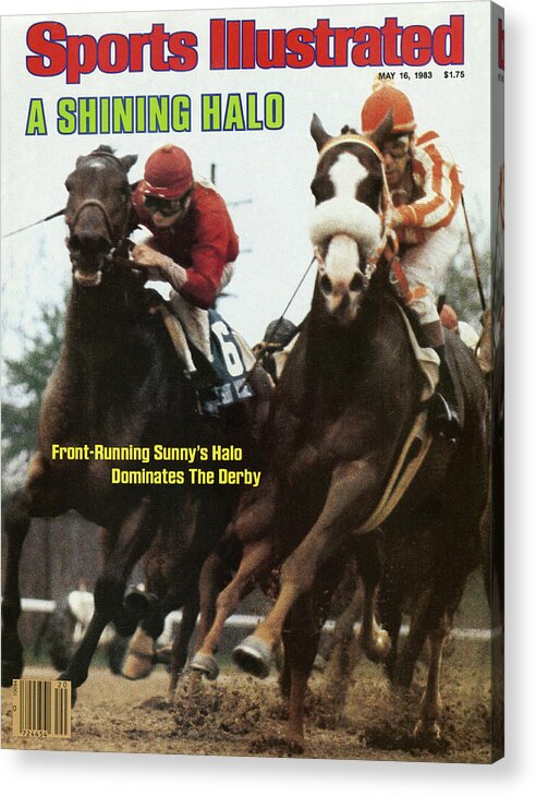 Magazine Cover Acrylic Print featuring the photograph A Shining Halo Front-running Sunnys Halo Dominates The Derby Sports Illustrated Cover by Sports Illustrated