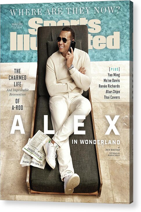 Magazine Cover Acrylic Print featuring the photograph Alex Rodriguez, Where Are They Now Sports Illustrated Cover by Sports Illustrated
