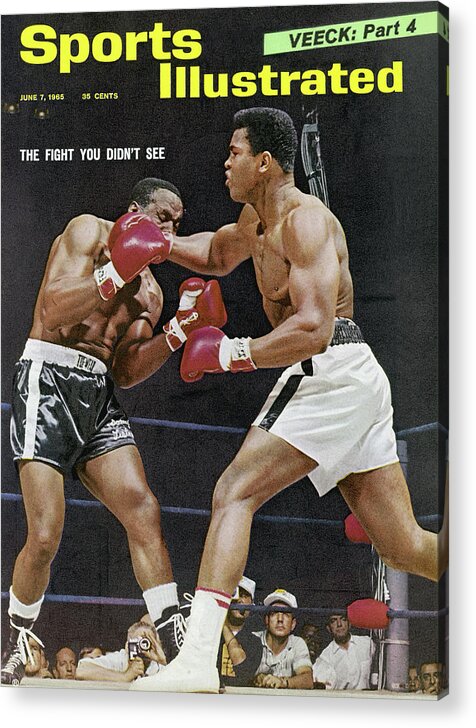 Magazine Cover Acrylic Print featuring the photograph Ali Vs Liston The Fight You Didnt See Sports Illustrated Cover by Sports Illustrated