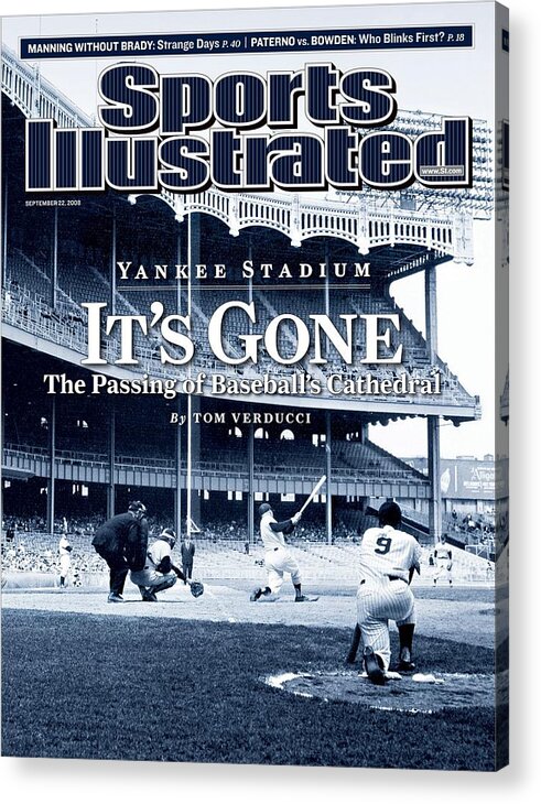 Magazine Cover Acrylic Print featuring the photograph Baseball New York Yankees Micke... Sports Illustrated Cover by Sports Illustrated