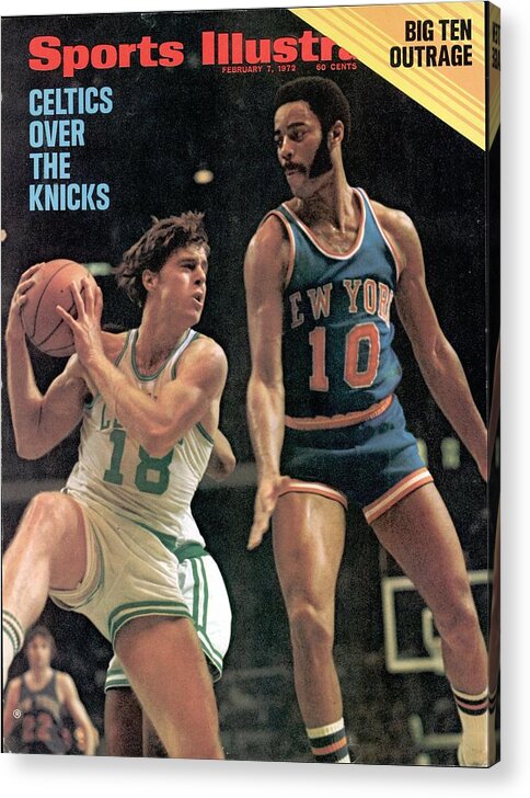 Magazine Cover Acrylic Print featuring the photograph Boston Celtics Dave Cowens... Sports Illustrated Cover by Sports Illustrated