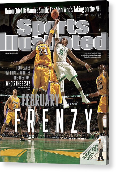 Nba Pro Basketball Acrylic Print featuring the photograph Boston Celtics Vs Los Angeles Lakers Sports Illustrated Cover by Sports Illustrated