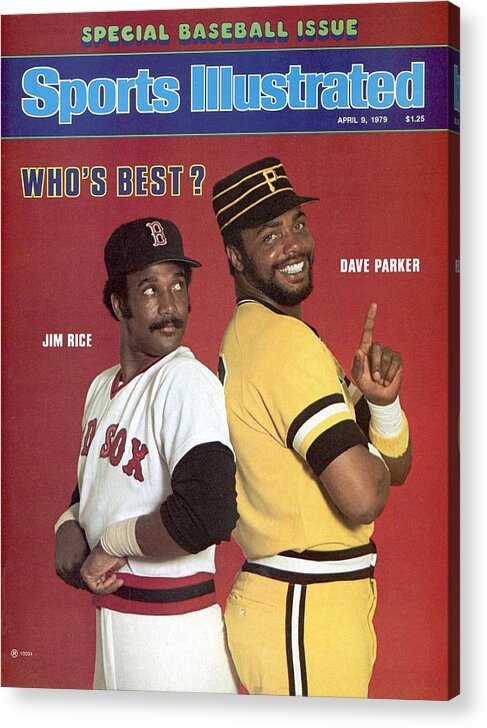 Season Acrylic Print featuring the photograph Boston Red Sox Jim Rice And Pittsburgh Pirates Dave Parker Sports Illustrated Cover by Sports Illustrated