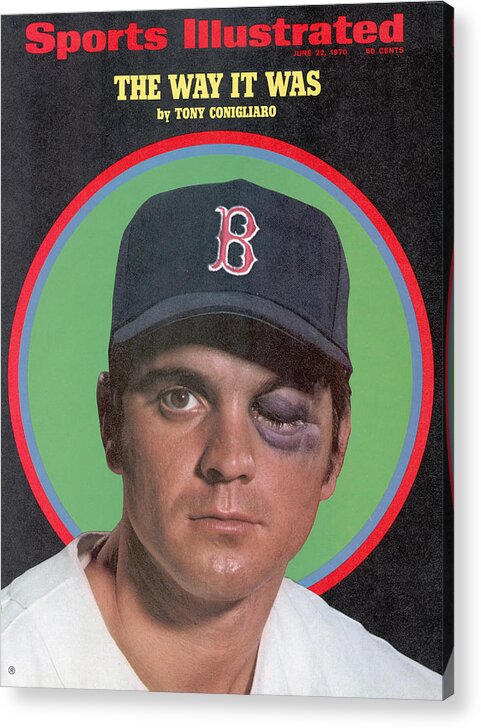 Magazine Cover Acrylic Print featuring the photograph Boston Red Sox Tony Conigliaro Sports Illustrated Cover by Sports Illustrated