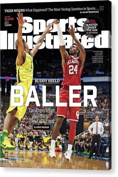 Magazine Cover Acrylic Print featuring the photograph Buddy Hield Baller Sports Illustrated Cover by Sports Illustrated
