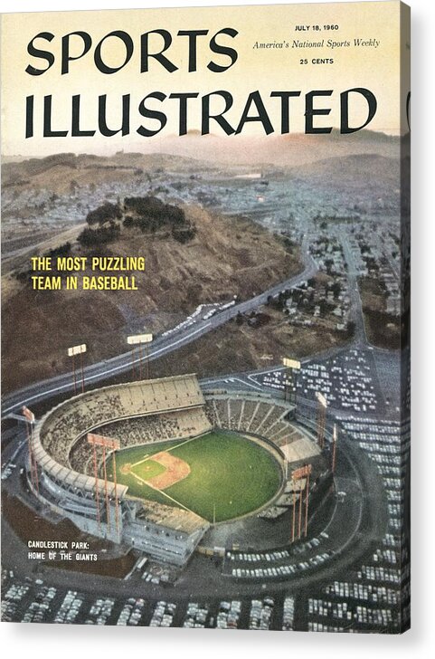 Candlestick Park Acrylic Print featuring the photograph Candlestick Park Sports Illustrated Cover by Sports Illustrated